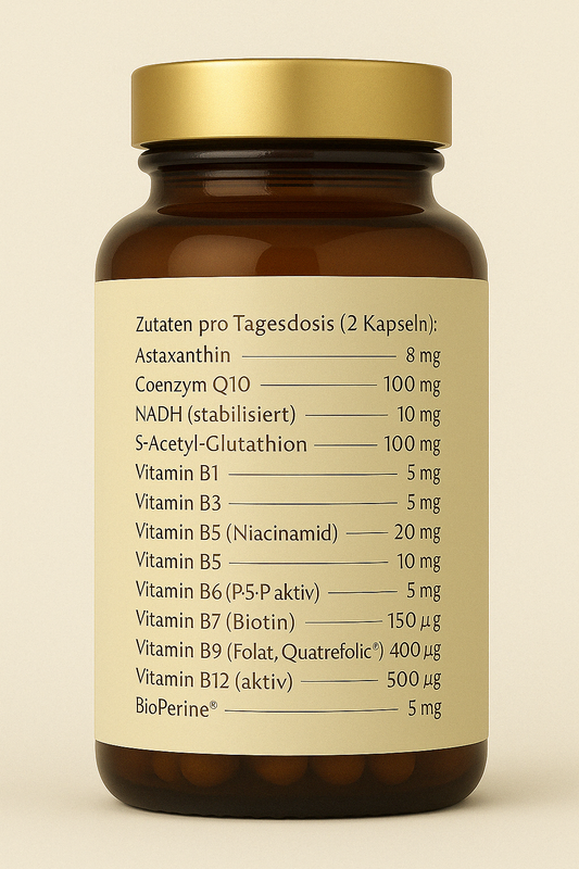 LONGEVIA® Zellschutz & Energie – Anti-Aging-Formel für Zellkraft & Vitalität - 3 Monatspackung