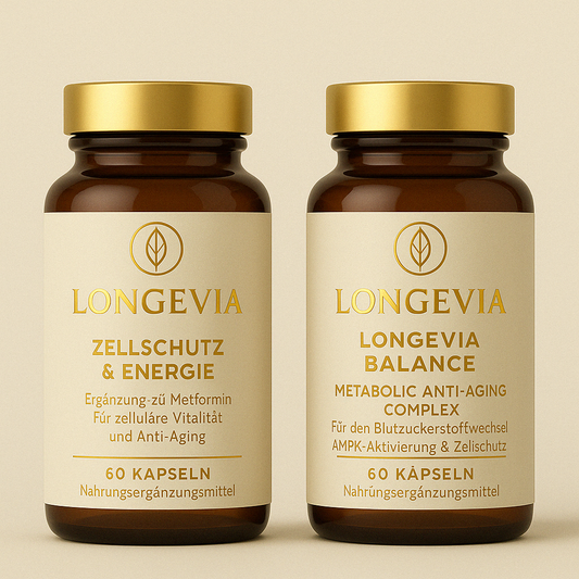LONGEVIA® SET – Zellschutz & Stoffwechsel im Einklang
